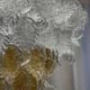 Aurelia Hand-Made Glass Feather Chandelier | Modern Cascading Amber Glass Pendant Light thumbnail 3