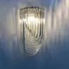 Crystal Ring Pendant Light | Modern Steel & Crystal Accent thumbnail 4