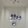 Lava Melt Molten Acrylic Pendant Cluster | Custom Modern Chandelier thumbnail 6